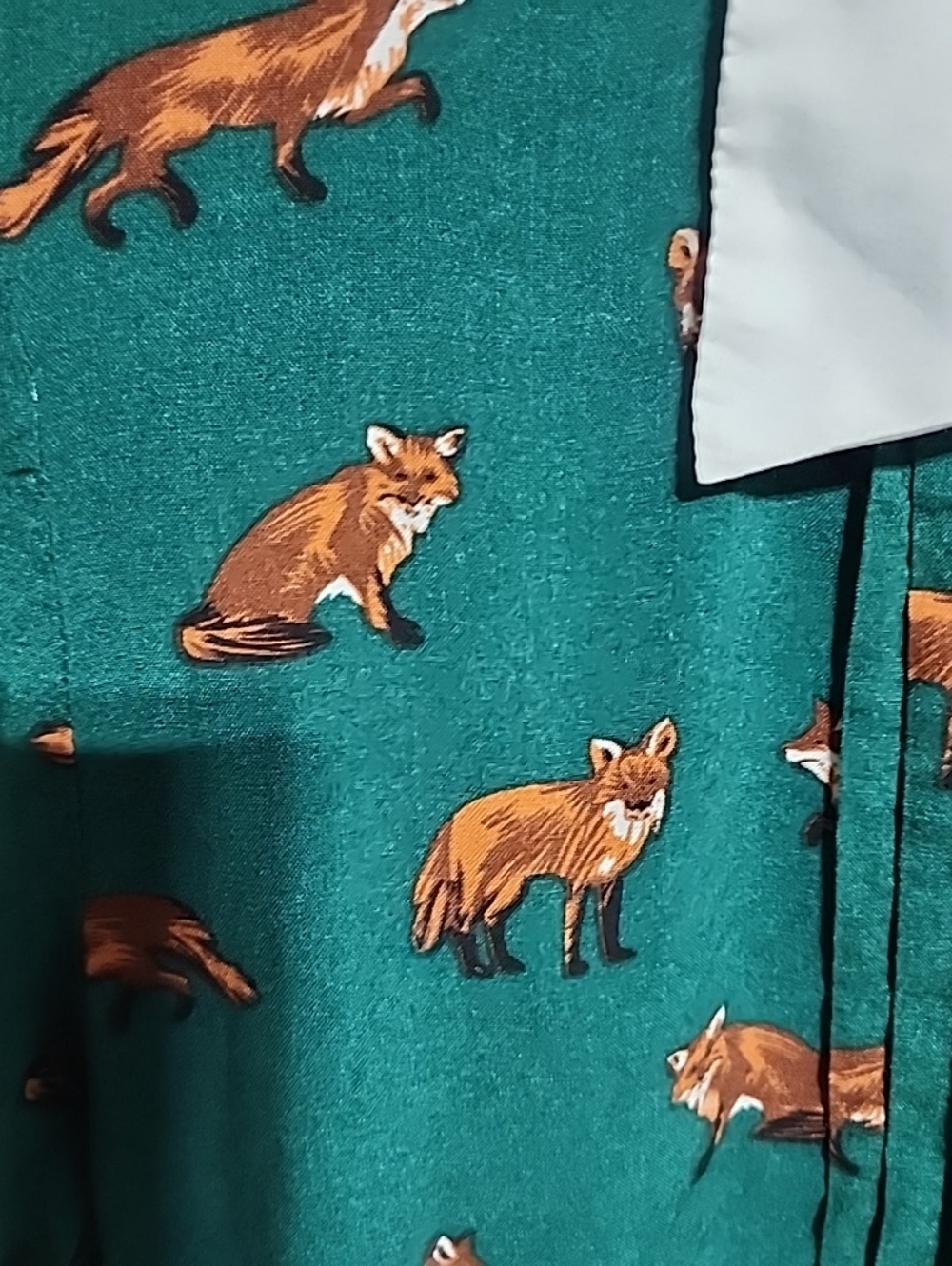 Hell Bunny Vixey Fox 40's Dress Dark Green. Size 4 X - Picture 5 of 6